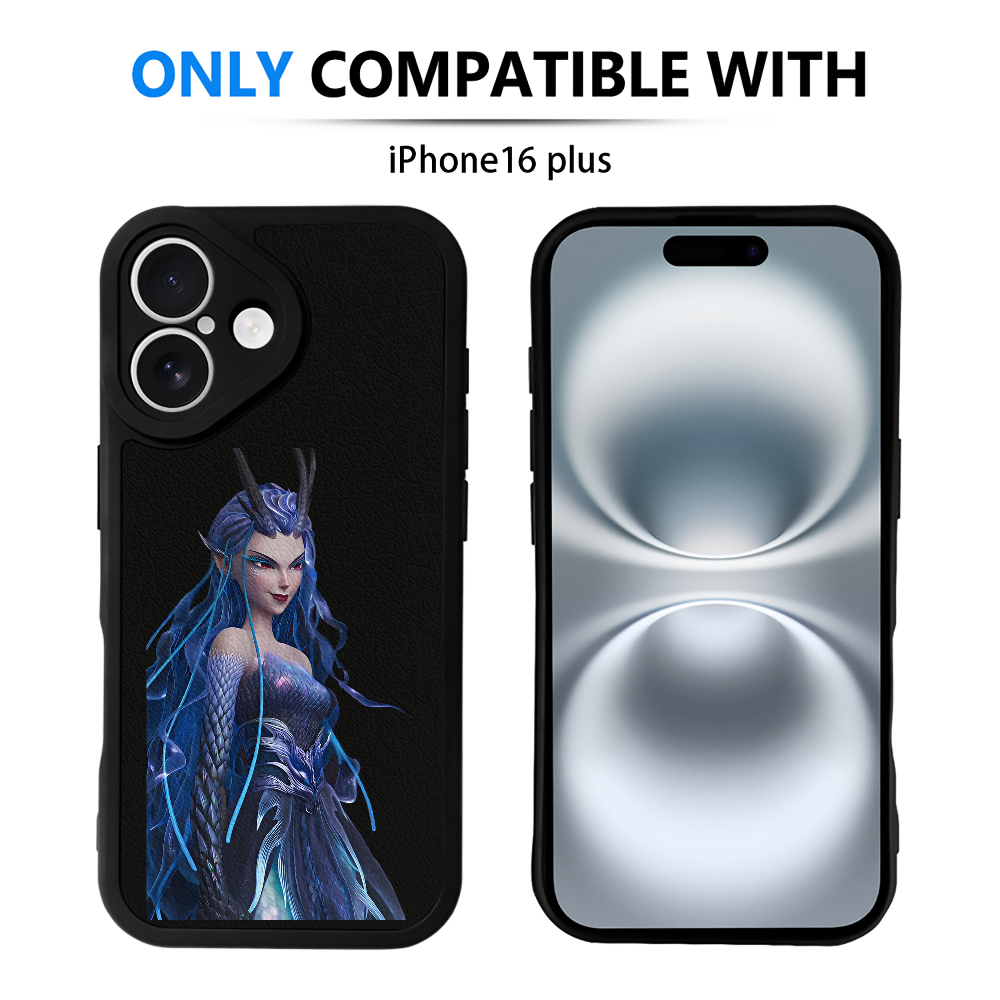（画像用） Ne Zha 2 ナタ 魔童の大暴れ 【iPhone 16シリーズ対応】シリコンスマホケース（レザー調） 材質：シリコン